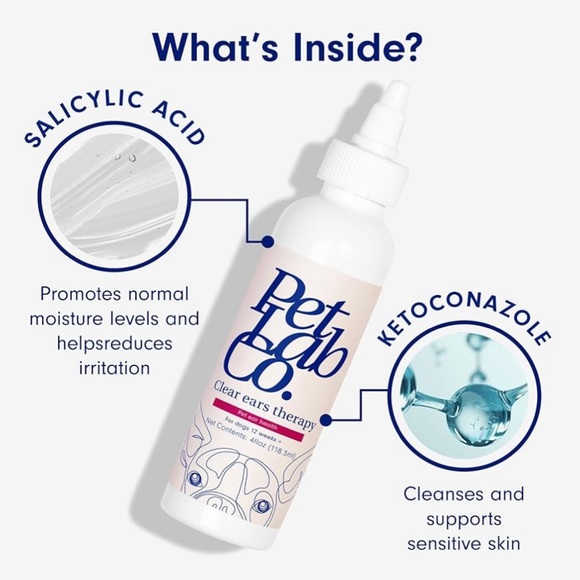 PetLab Co - Clear Ears Therapy for Dogs (4 fl oz) - Picture 2 of 8